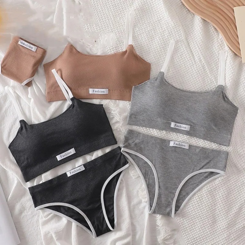 Women Cotton Seamless Bras Set - مراجعة Cotton Bra Everyday وسعره
