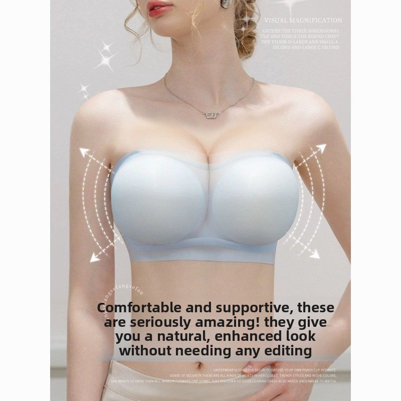 8CM Push Up Strapless Bra - Ic - مراجعة Convertible Bra Multiway وسعره