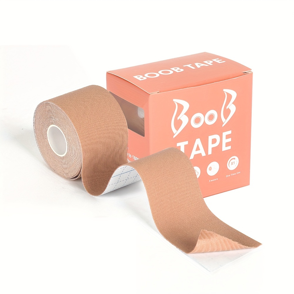 YITAPE Boob Tape 5cm*5M Breast - مراجعة Plunge Bra Push Up وسعره