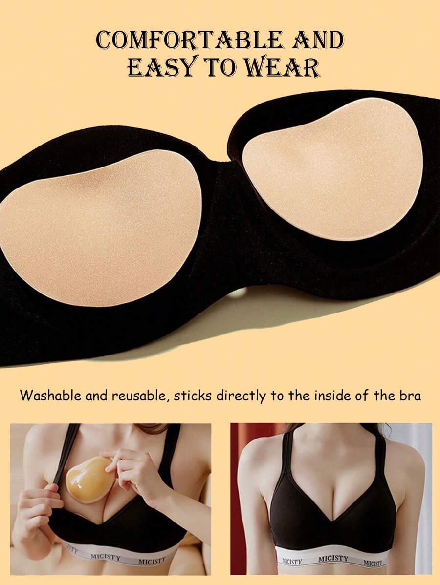 Silicone Sticky Bra Pads Push  - مراجعة Push Up Bra Silicone وسعره