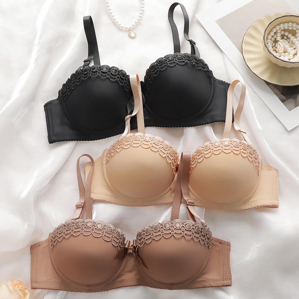 Thin Mold Cup Bra Lace Bralett - مراجعة Demi Bra Balconette وسعره