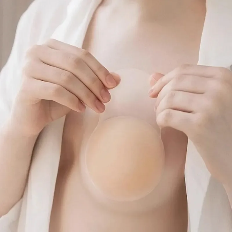 1Pairs Silicone Nipple Cover L - مراجعة Push Up Bra Silicone وسعره