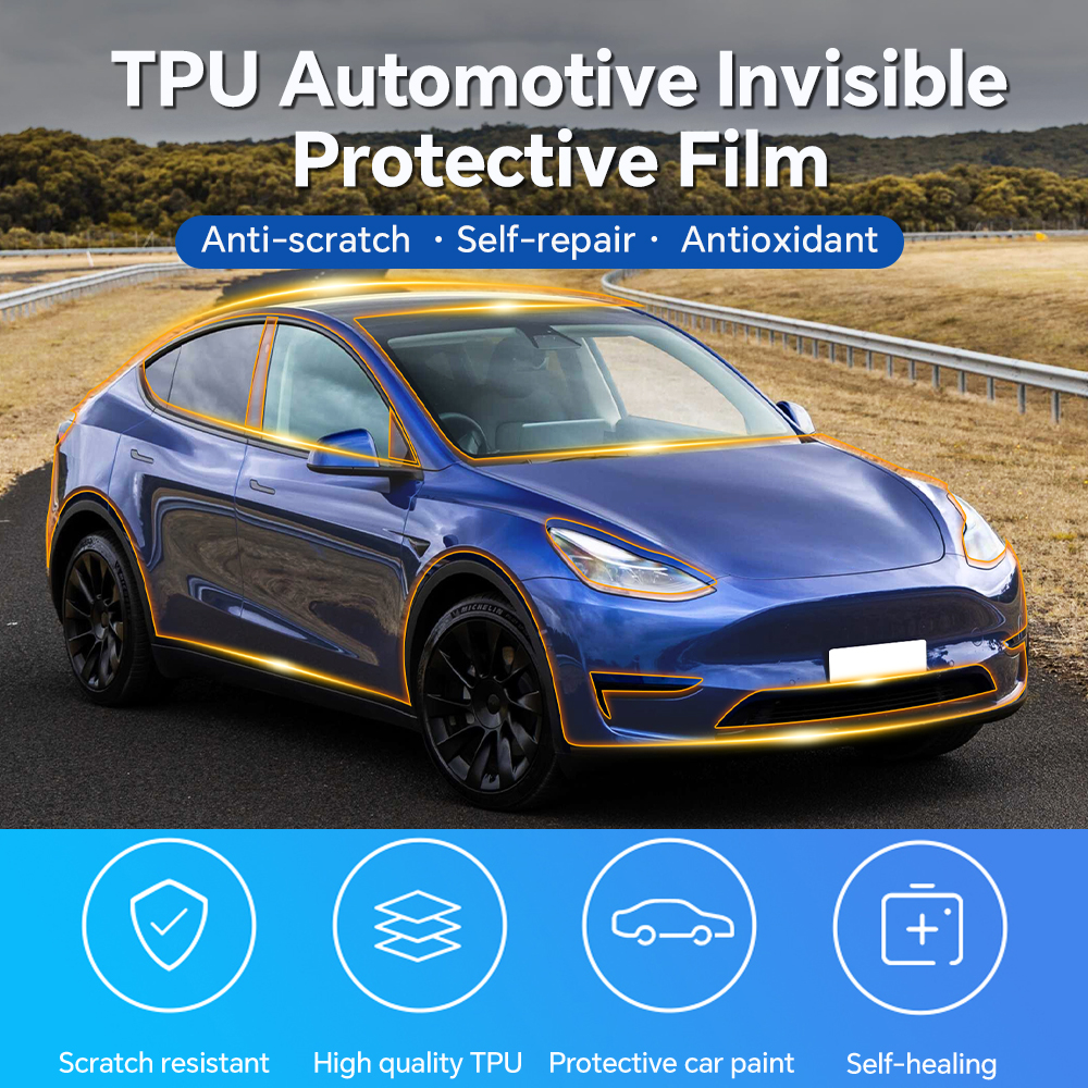 Pre-cut PPF For Tesla Model Y  - مراجعة Full Coverage Bra وسعره
