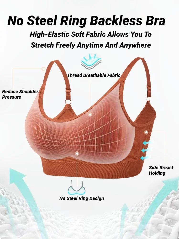 Sexy Seamless Brassiere Bras F - مراجعة Sleep Bra Bralette وسعره