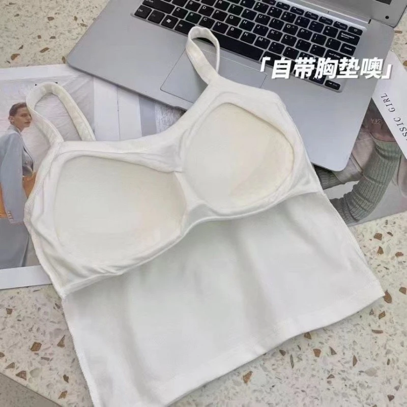 Crop Top Women Sexy Sleeveless - مراجعة T Shirt Bra Seamless وسعره