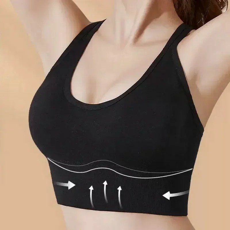 Shockproof Buckle Sports Bra W - مراجعة T Shirt Bra Seamless وسعره